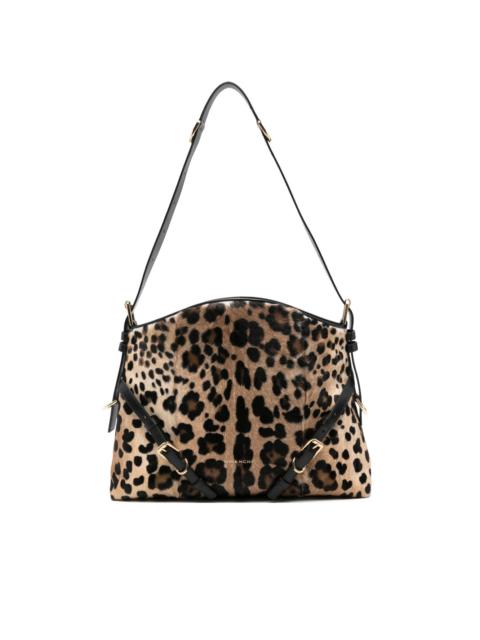 Givenchy medium Voyou leopard-print shoulder bag