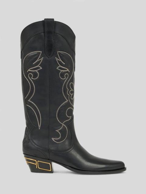 Etro TEXAN-STYLE LEATHER BOOTS