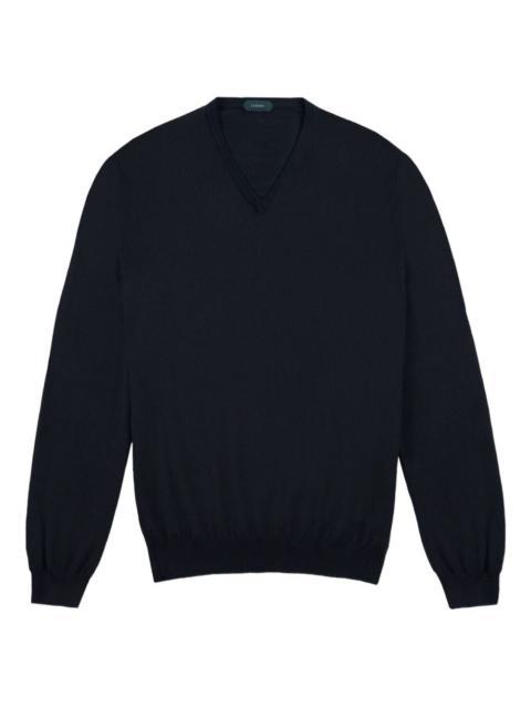 SLOWEAR v-neck long-sleeve sweatshirt