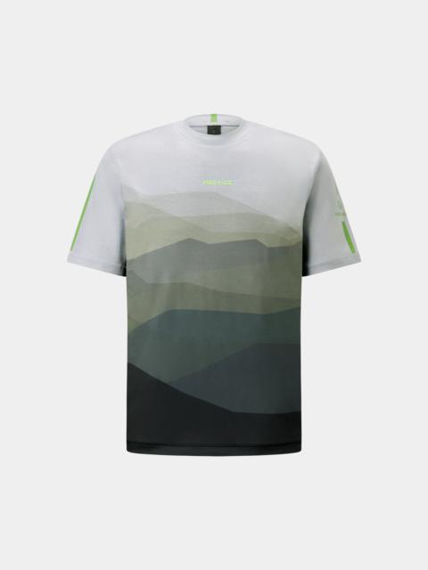BOGNER Balduin mesh shirt in Light gray/olive green
