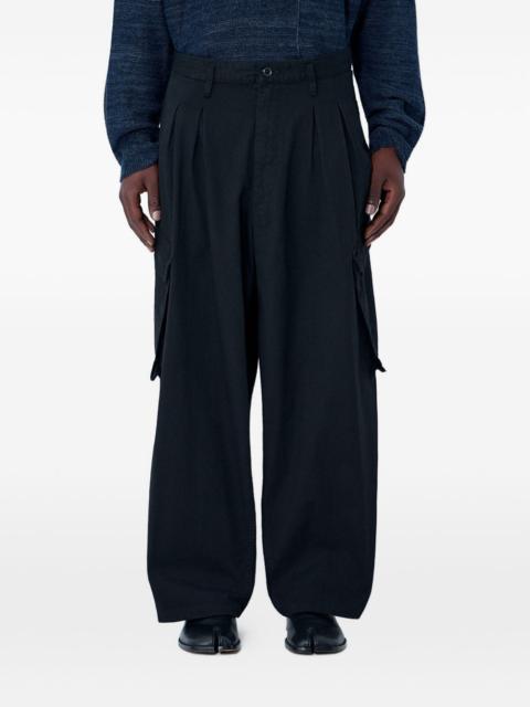 Yohji Yamamoto belt-loop pocket trousers