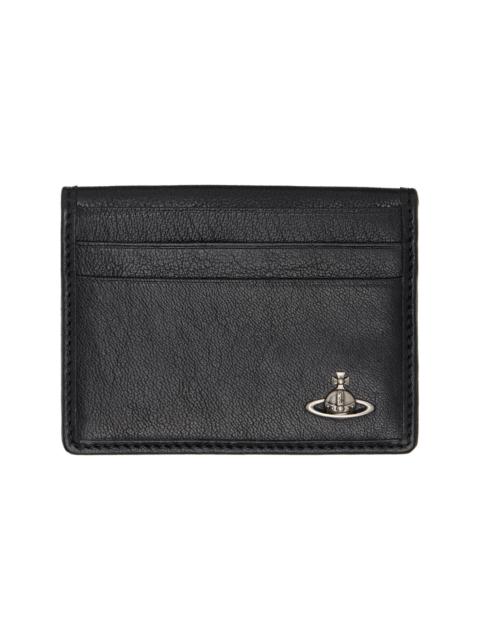 Vivienne Westwood Black Bifold Leather Man Card Holder