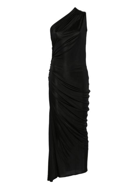 ATLEIN asymmetric one-shoulder gown