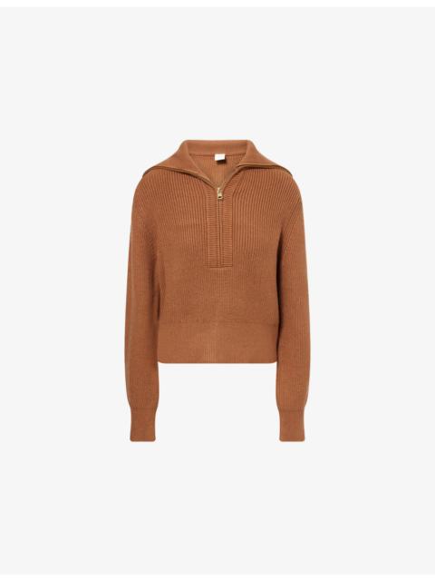 VARLEY Maura Ribbed Knitted Jumper