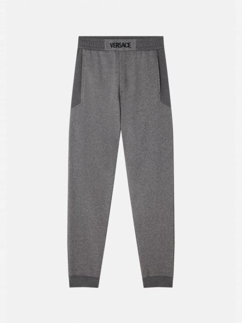 VERSACE La Greca Embroidered Sweatpants