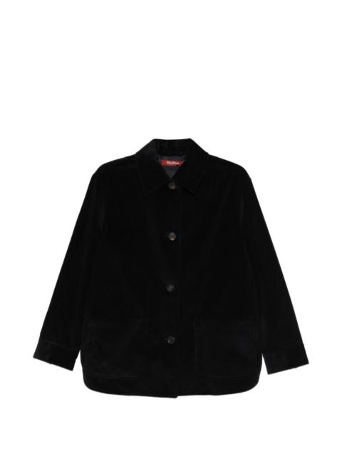 Max Mara buttoned corduroy shirt