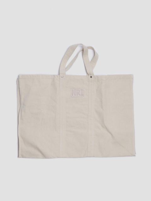 Nigel Cabourn Puebco Labour Tote Bag Off White Large