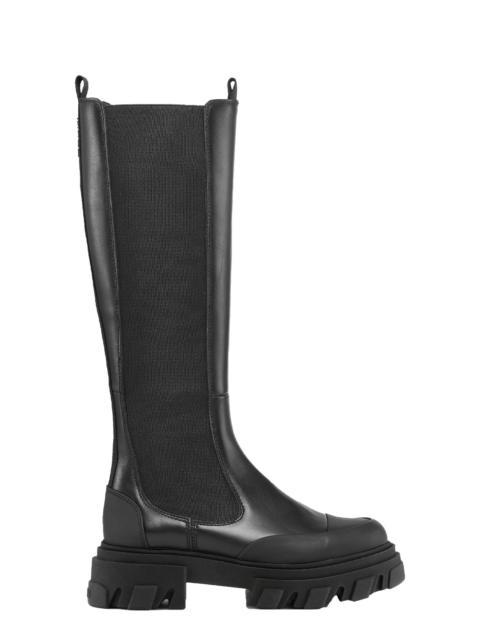 KNEE-HIGH CHELSEA BOOTS