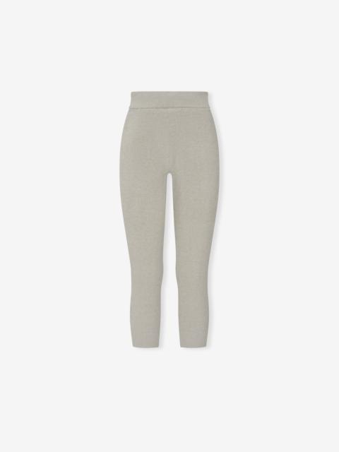 ESSENTIALS Womens Rib Knit Capri