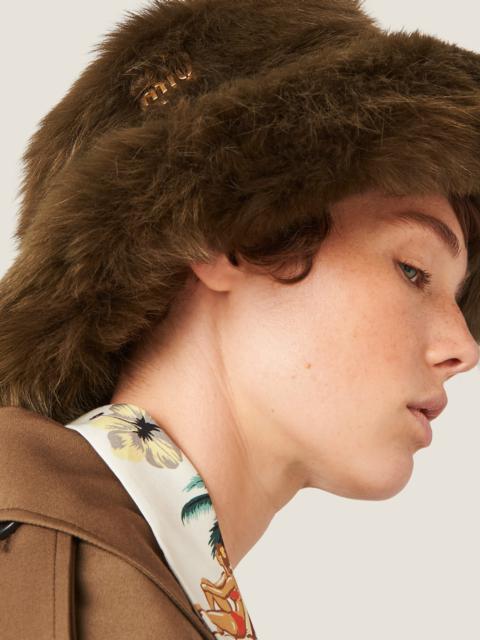 Miu Miu Shearling hat