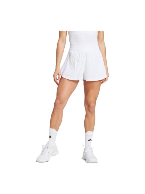adidas (WMNS) adidas Tennis Pro Seersucker 반바지 '화이트'IT4691