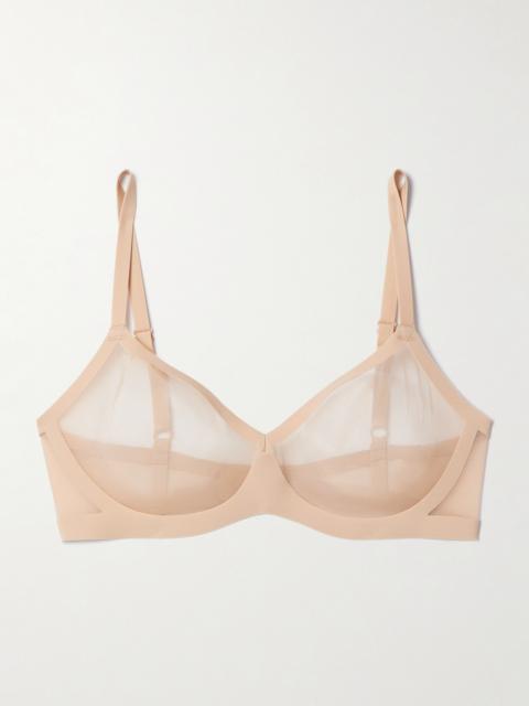 commando Stretch-mesh Soft-cup Bra