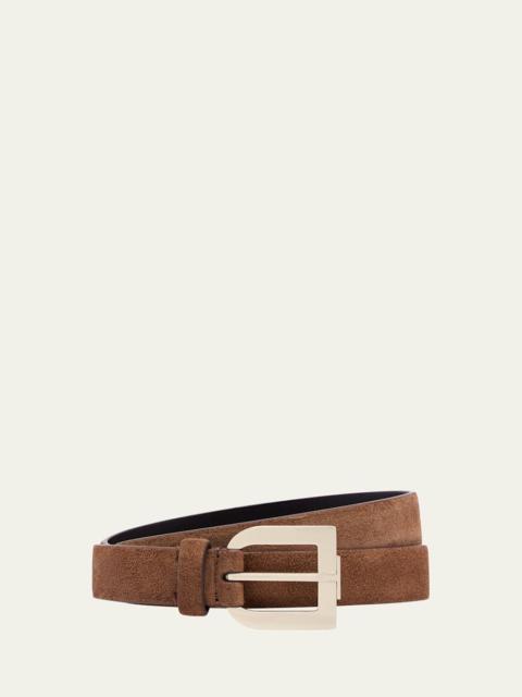TOM FORD T Suede Belt