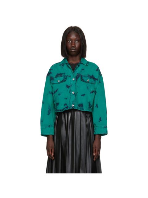 MSGM SSENSE Exclusive Blue Denim Jacket