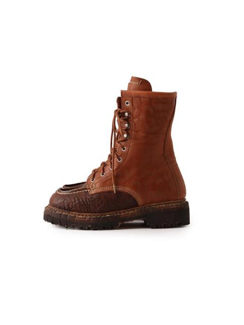 visvim SCOUT MOC BOOTS HI-FOLK W BROWN