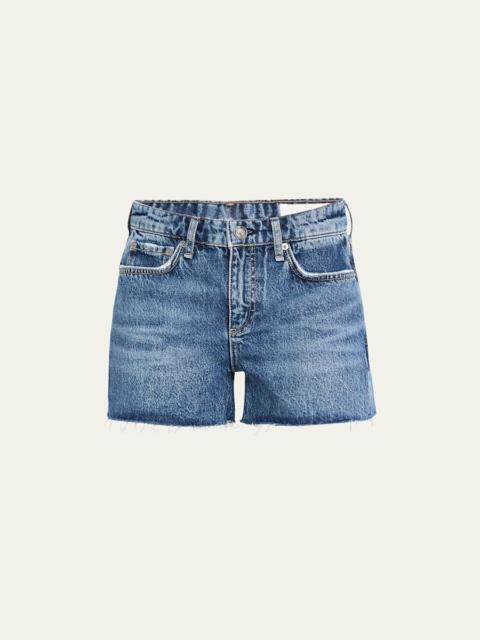 rag & bone Dre Low-Rise Denim Shorts