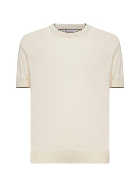 Brunello Cucinelli ribbed short-sleeves T-shirt