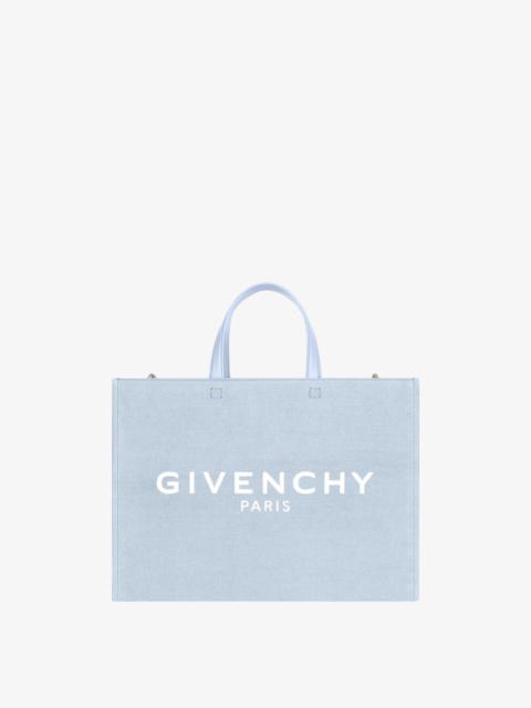 Givenchy MEDIUM G-TOTE SHOPPING BAG IN CANVAS