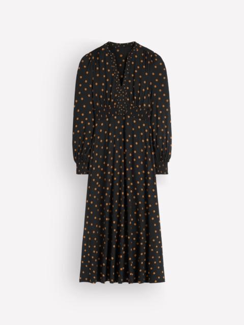 BODEN Georgia Jersey Midi Dress-Black, Boden Spot