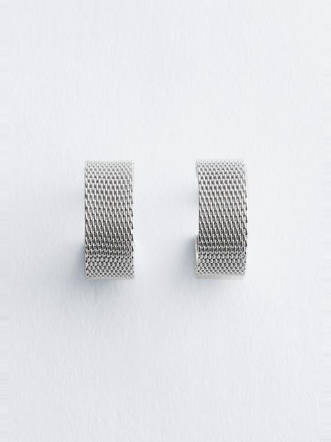 & Other Stories Flat Chain Hoop Earrings