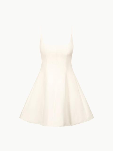 STAUD STAUD JOY MINI DRESS IVORY