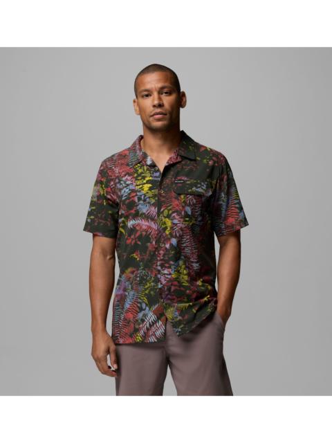 Columbia Men's Tech Trail Utility Printed Woven Short Sleeve Shirt