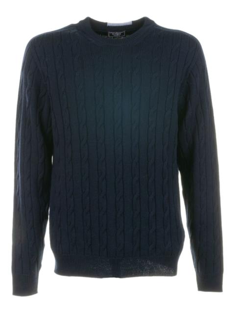PESERICO cable-knit crew-neck sweater