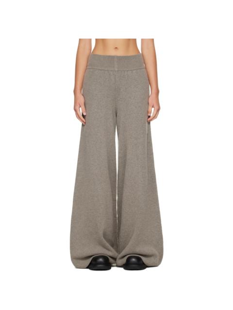 Rick Owens Gray Tower Loose Lounge Pants