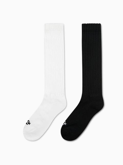 Converse 2-Pack Women's Slouchy High Crew Socks