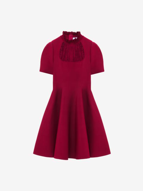 Alexander McQueen Lace Panel Mini Dress