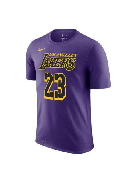 Nike Nike LeBron Basketball Sports Short Sleeve LeBron James 23 Purple AO0895-551