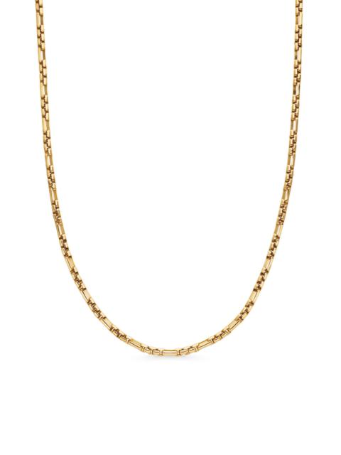 DAVID YURMAN Men's Open Station Box Chain Necklace in 18K Yellow Gold, 3MM - Gold