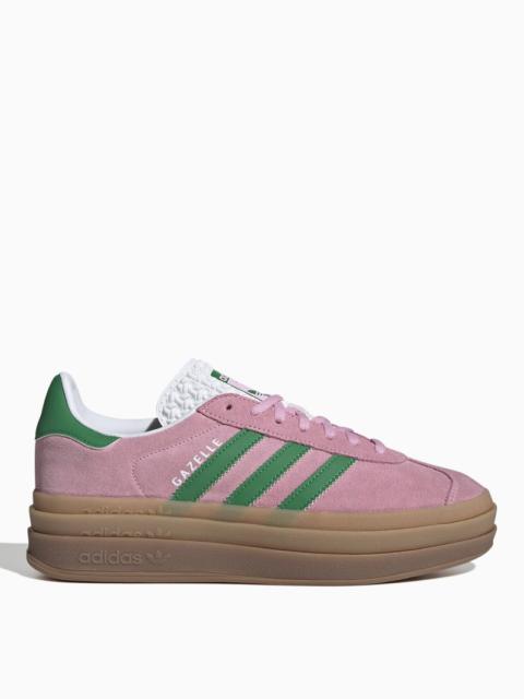 adidas Originals Gazelle Bold pink/green sneakers