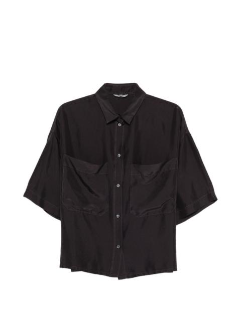 BARENA patch-pocket shirt