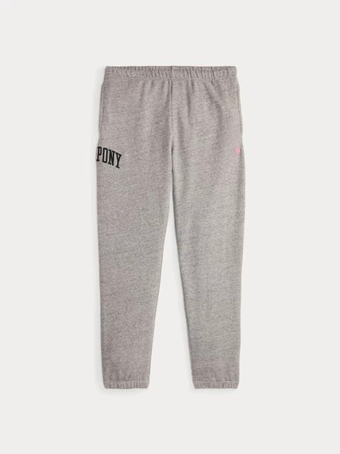 Polo Ralph Lauren Pink Pony Fleece Sweatpant