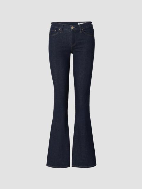 rag & bone Women's Kinsley Low-Rise Full Bootcut Jeans - Dark Rinse