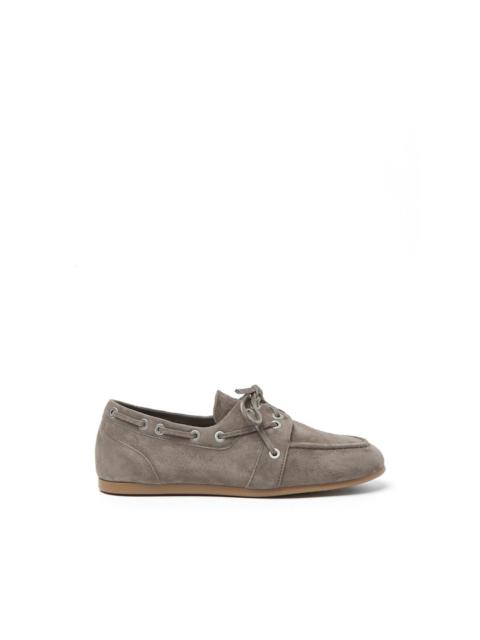 PESERICO suede lace-up loafers
