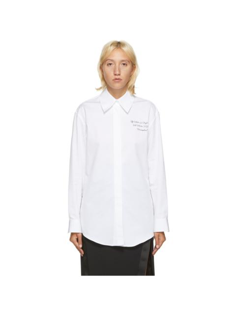 Off-White White Basic Logo Shirt