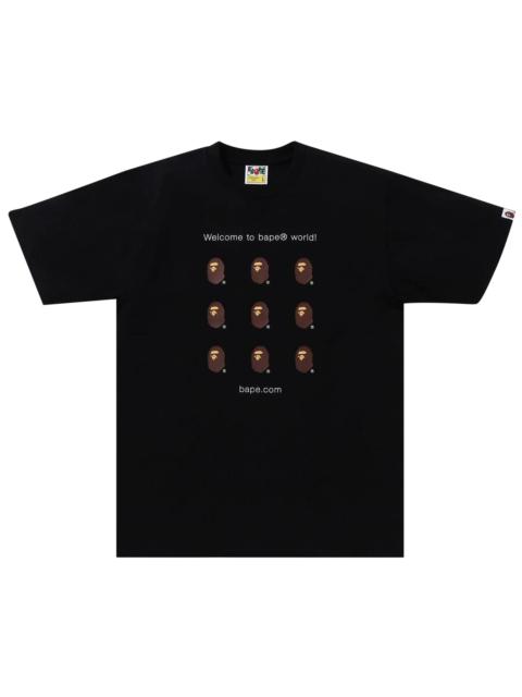 A BATHING APE® BAPE .Com Tee 'Black'