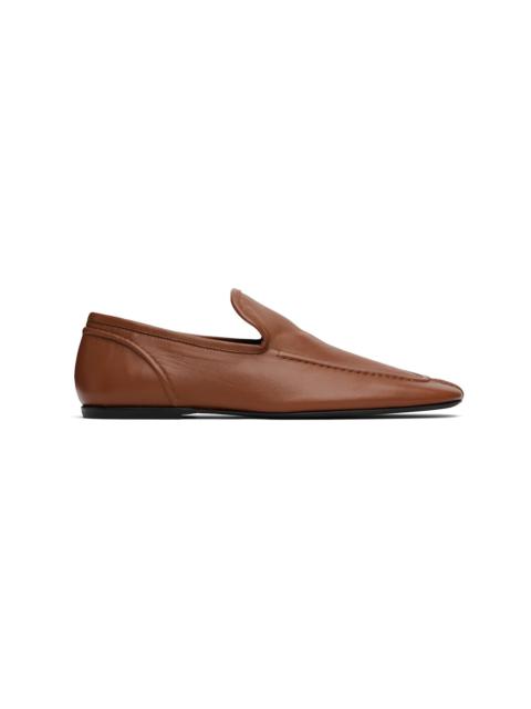 Dries Van Noten Tan Leather Loafers