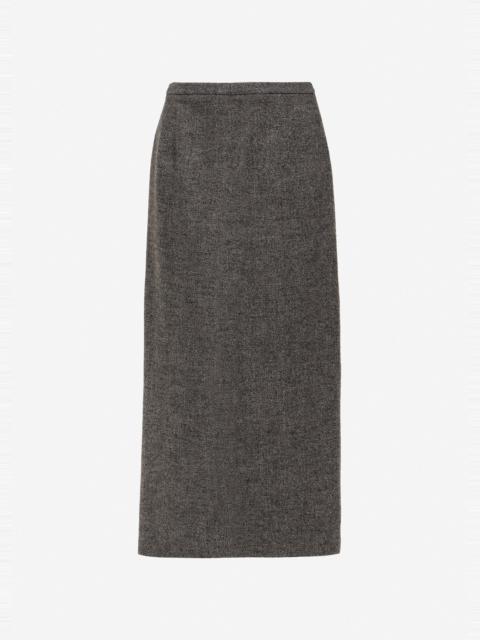 MAGDA BUTRYM Seamless pencil skirt in grey