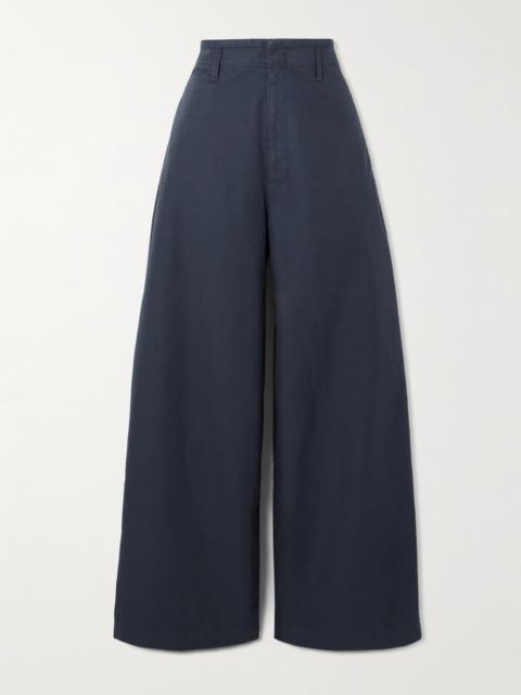 Lemaire Organic Cotton-twill Wide-leg Pants