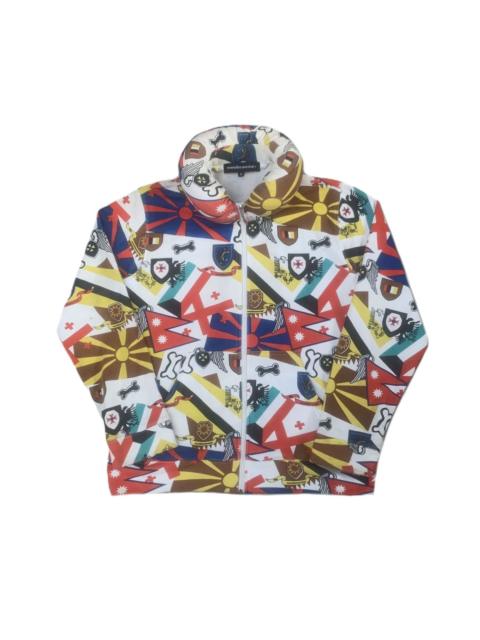 Other brands Mercibeaucoup 2000s Pillow Neck All-Over Print Zip Jacket