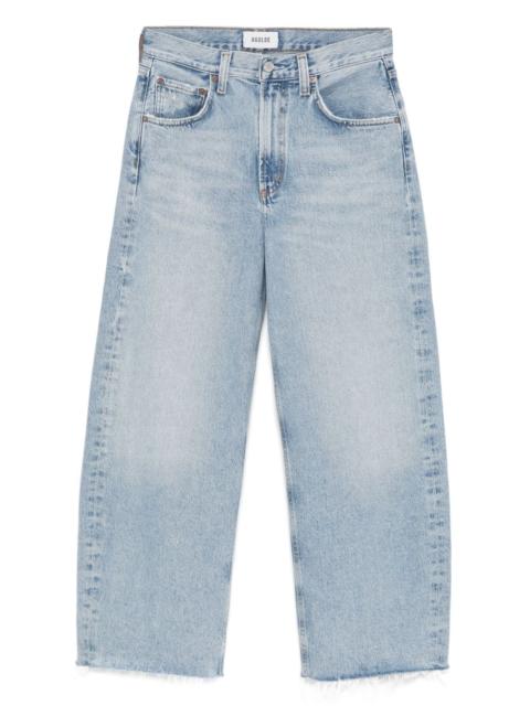 AGOLDE low curve fray jeans
