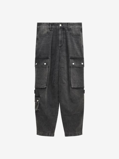 Acne Studios - カーゴトラウザーズ - ウォッシュドブラック