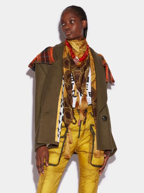 DSQUARED2 TECHNO HOODED BLAZER