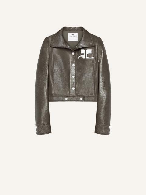 courrèges REEDITION VINYL JACKET