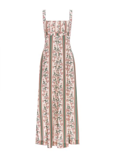 Agua by Agua Bendita Hortensia Golondrinas Midi Dress