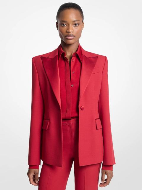 MICHAEL KORS COLLECTION Georgie Double Crepe Sablé Blazer