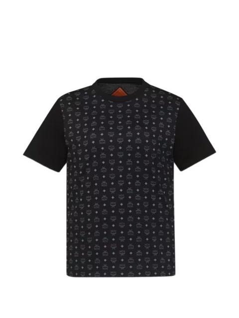 MCM monogram-print panelled t-shirt